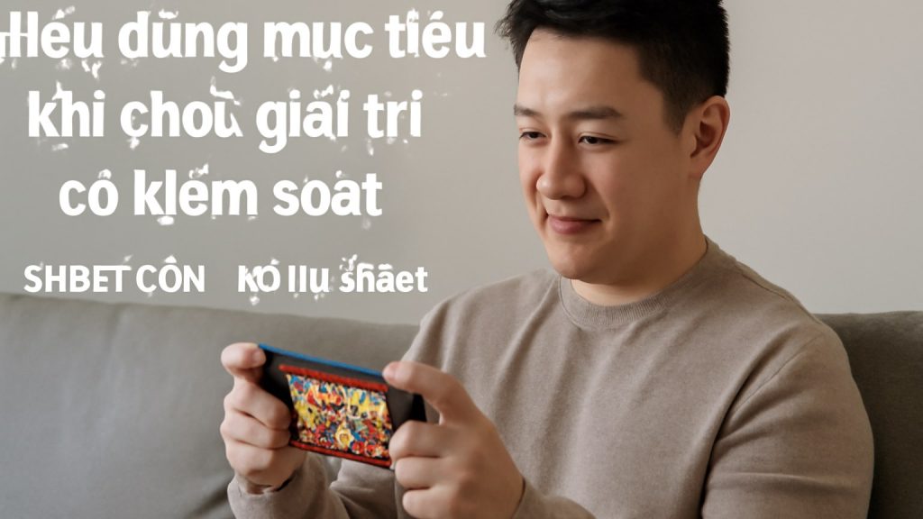 Hiểu đúng mục tiêu khi chơi: giải trí có kiểm soát Minh họa: Hiểu đúng mục tiêu khi chơi: giải trí có kiểm soát
